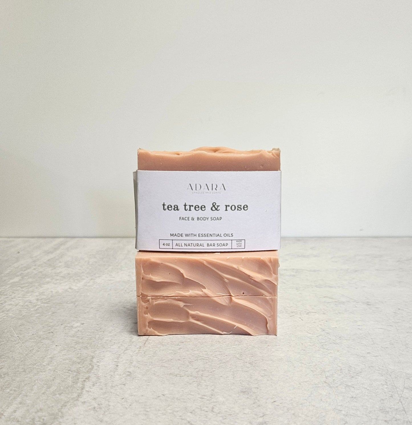 Tea Tree and Rose Face and Body Soap