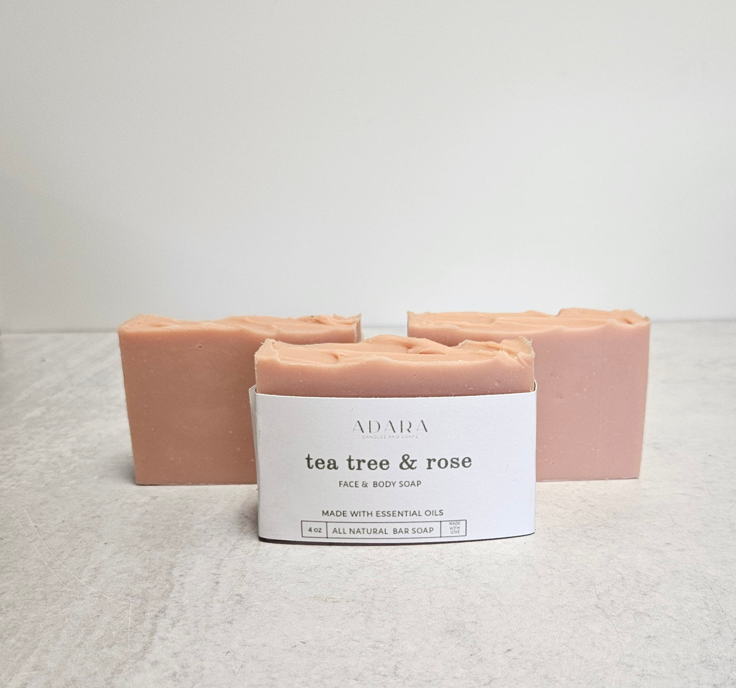 Tea Tree and Rose Face and Body Soap