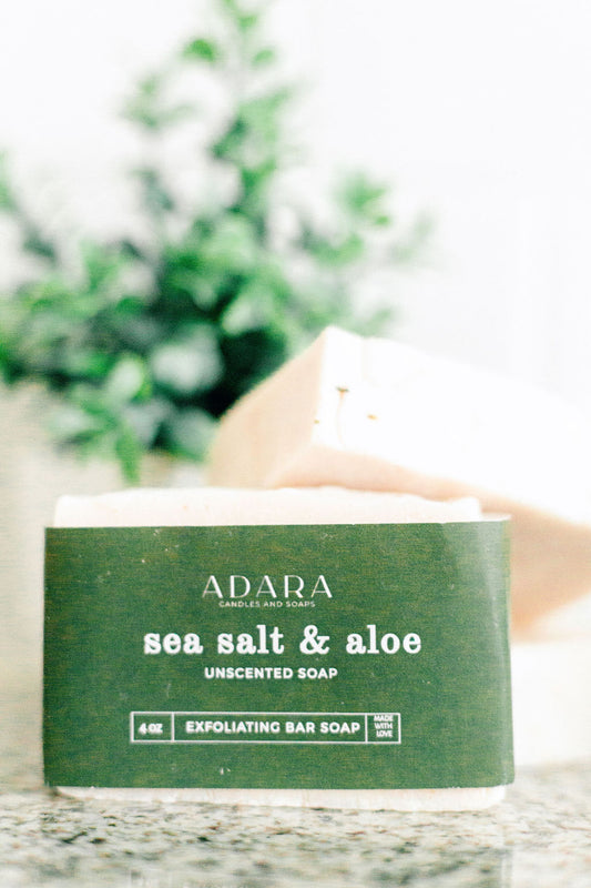 Sea Salt & Aloe (unscented, exfoliating)