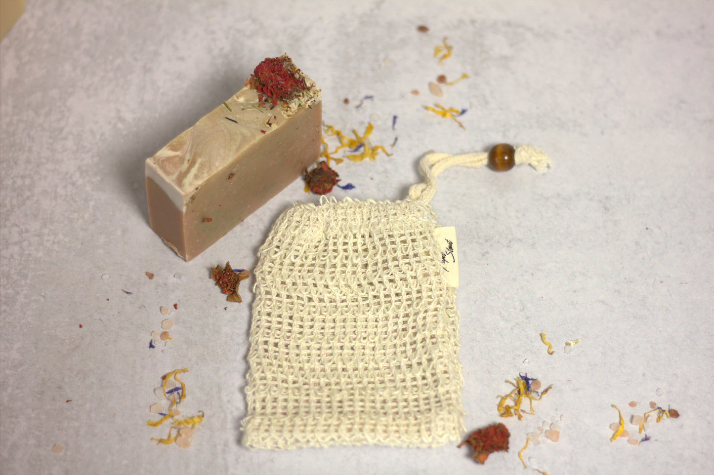 Organic Cotton and Linen Soap Saver