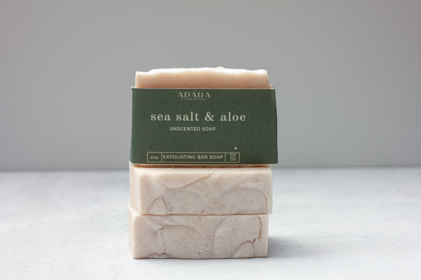 Sea Salt & Aloe (unscented, exfoliating)