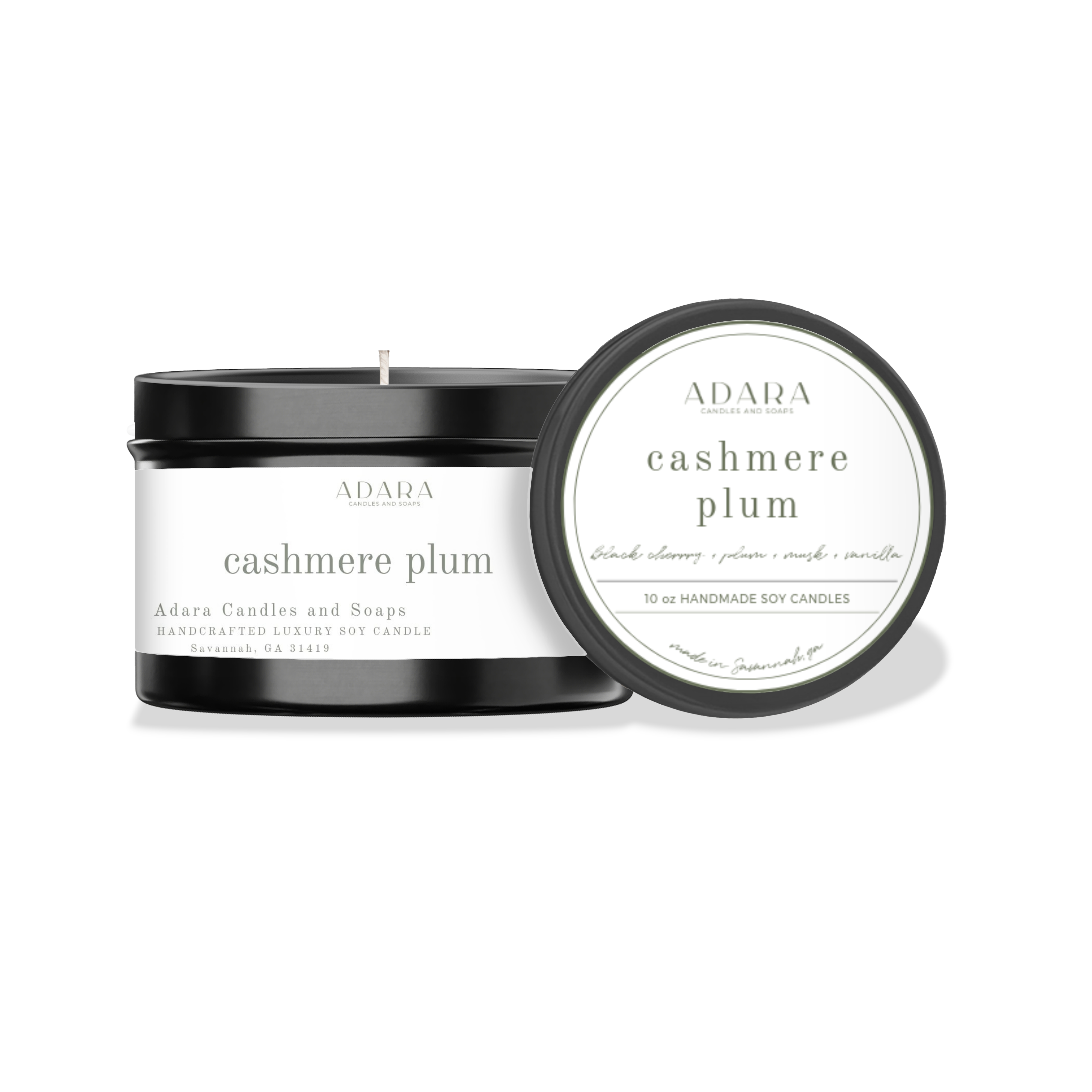 Cashmere plum candle